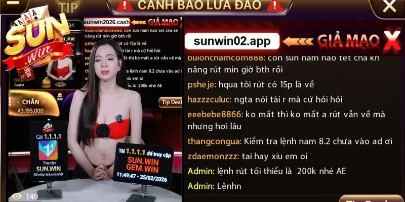 Sự khác biệt rõ rệt về giao diện giúp bạn dễ dàng nhận diện web chính thống