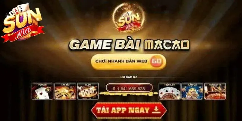 Tận hưởng đồ họa sắc nét và tốc độ truy cập thần tốc khi tải app Sunwin